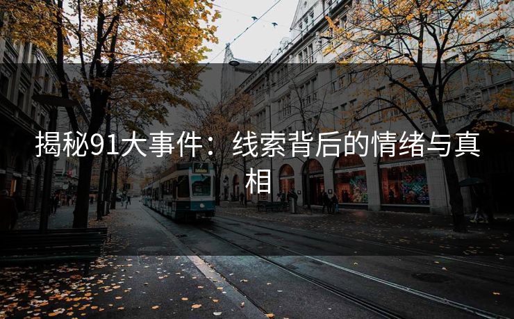 揭秘91大事件：线索背后的情绪与真相